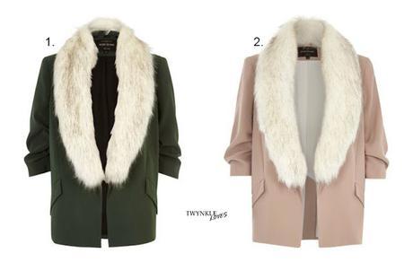 PICK OF THE DAY | FAUX FUR COLLAR BLAZER JACKET