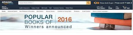 Best Selling & Most Popular Books of 2016 : Amazon.in Reading Trends Report