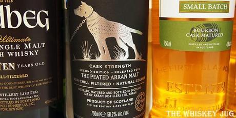 Arran Machrie Moor Cask Strength Label