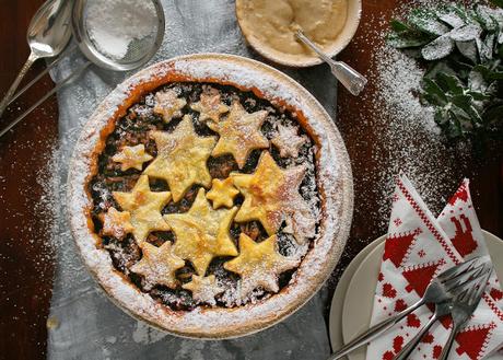 Mince Pie Tart with Christmas Custard