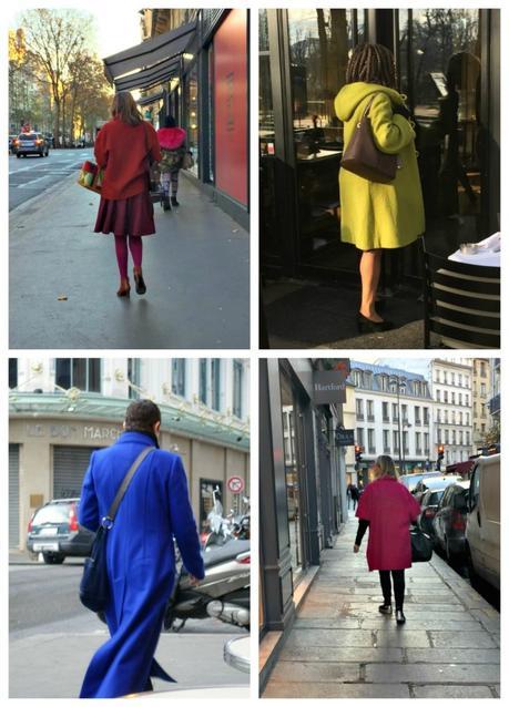 Style Spying In Paris colorful coats on the streets of Paris
