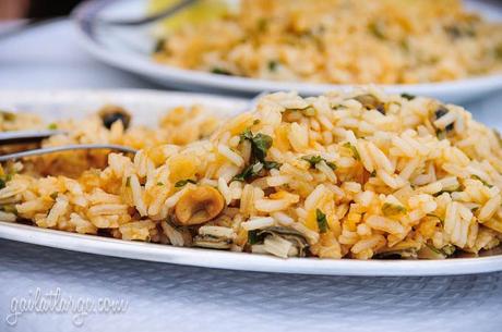 arroz de lapas (limpet rice) in Madeira