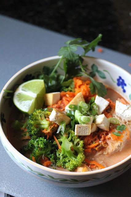 Vegan Thai Coconut Curry Soup