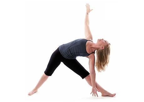 triangle pose for constipation