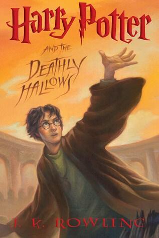 Book cover of Harry Potter and the Deathly Hallows by J.K. Rowling | Blushing Geek