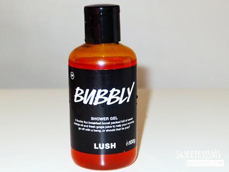 lush bubbly shower gel