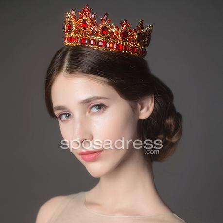 illusion crown with red crystal 