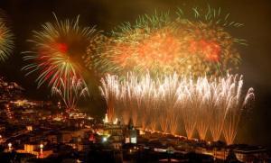 Welcome New Year Dancing On The Tunes Of Lisbon, Portugal