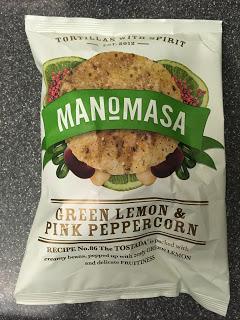 Today's Review: Manomasa Green Lemon & Pink Peppercorn Tortilla Chips