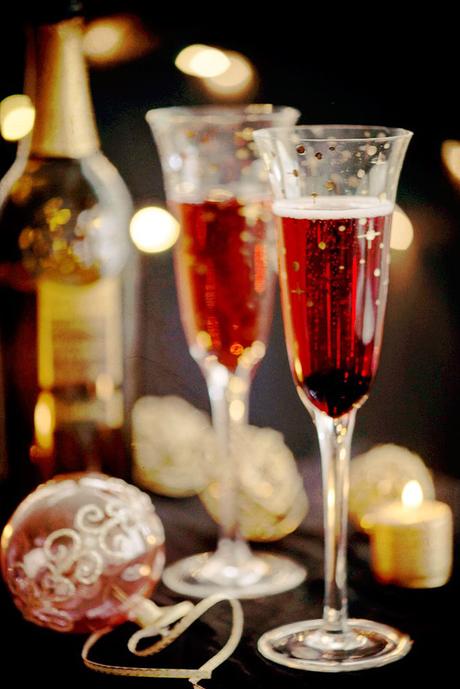 Kir Royale Cocktail for the New Year