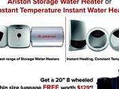 Receive Free Cabin Size Luggage When Purchase From Ariston