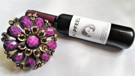 Popfeel Wine Bottle Liquid Matte Lipstick from Banggood.com Review, Swatch & Application