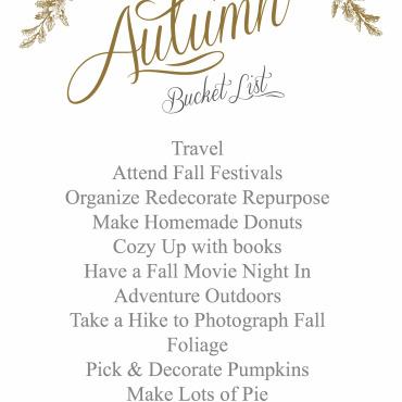 Autumn Goals | Dreamery Events