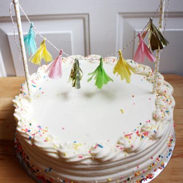 How To: Tassel Garland Cake Topper