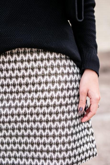Amy Havins shares two different ways to style a loft skirt