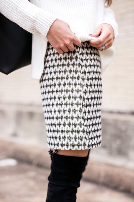 Amy Havins shares two different ways to style a loft skirt