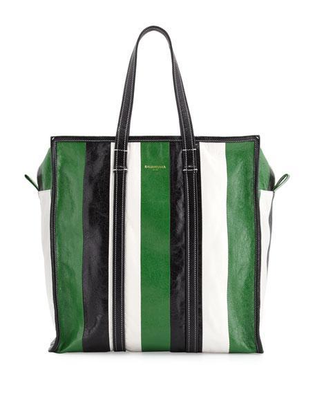 Stripes Of All Types Balenciaga striped tote