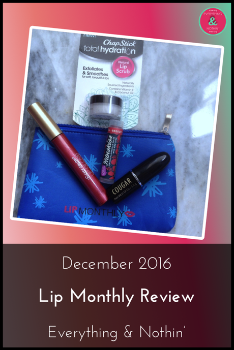 December 2016 Lip Monthly Review