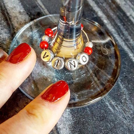 Craft|| Personalised wine glass charms