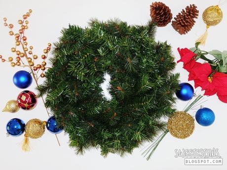 How I Spent Christmas 2016 floral garage diy christmas wreath