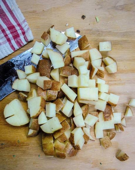 Slender Leek and Potato Chowder with Savory Mushrooms