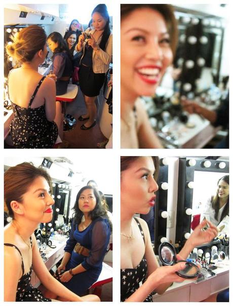 Meeting Model slash Makeup Artist Bianca Valerio at the Colour Collection Launch