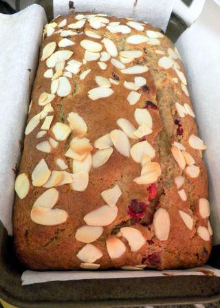 Banana & Fresh Cranberry Bread - Bake bread