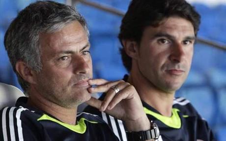 Jose Mourinho y Aitor Karanka - Real Madrid