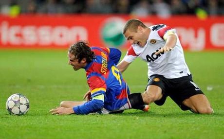 CL,Vidic,FC Basel 1893 v Manchester United FC