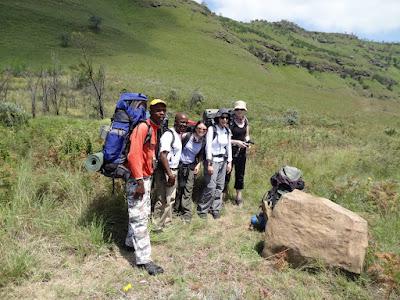 A 3-day hike in the Little Berg - Amira, Sook Leen and Hermina