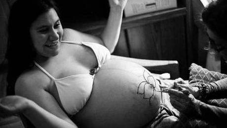 Pregnancy Belly Tattoo Getting Tattooed During Pregnancy