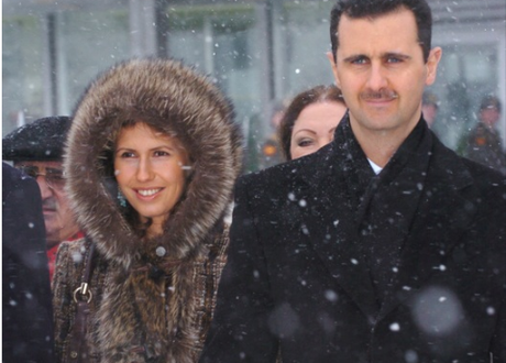 Al Assad and his wife, Asma, in Moscow in 2005. Photocredit: http://www.flickr.com/photos/byammar/2085667933/