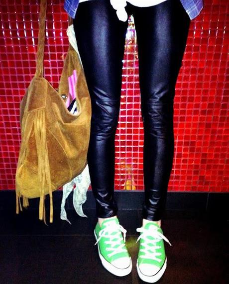 converse & leather