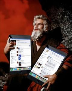 Moses and tablets