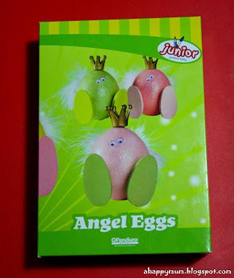 Easter craft #1 - Angel and her Angel eggs