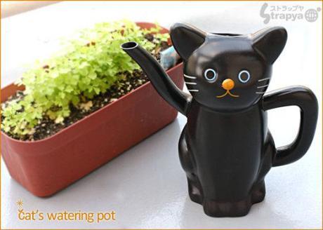 Cute Lovely Cat Watering Pot from Japan Makes Gardening More Fun