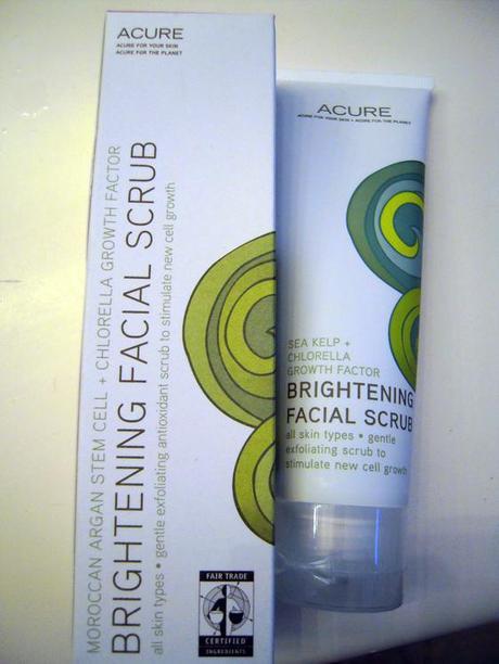 Acure Organics Brightening Facial Scrub Sea Kelp + Chlorella Growth Factor – Review