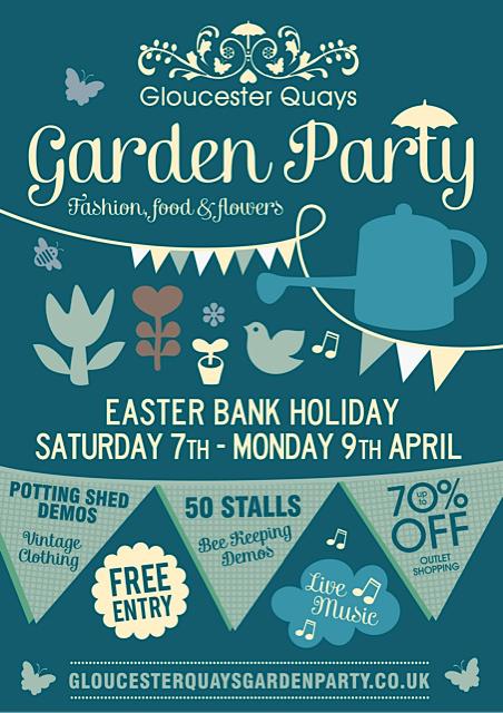 garden party flyer