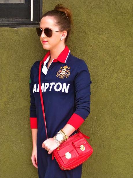 Red and Navy Hamptons