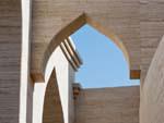 The corridor leading down from the Katara amphitheatre