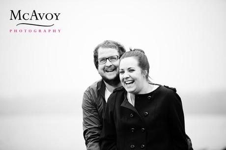 A romantic twilight engagement shoot with Erin and Mark