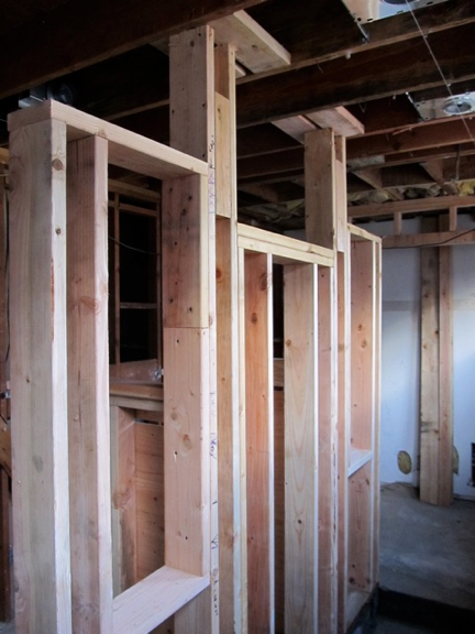 A Master Bath Renovation – The Framing Stage