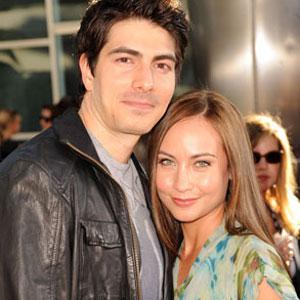 Courtney Ford with husband Brandon Routh