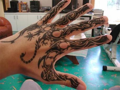 Job Stopper Tribal Hand Tattoo Job Stopper Tattoos