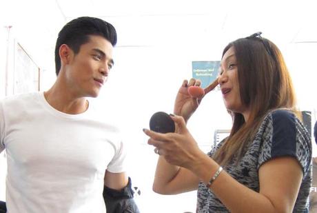 On Set with Xian Lim and Lala Flores – Watch my 2nd TVC airing, Globe SuperFB10