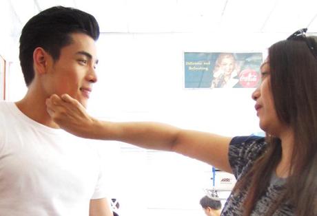 On Set with Xian Lim and Lala Flores – Watch my 2nd TVC airing, Globe SuperFB10