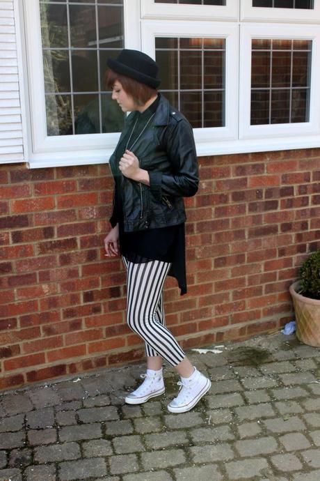 What Scarlett Wore - stripped leggings