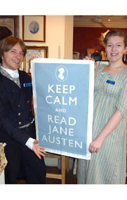 KEEP CALM AND READ JANE AUSTEN - WINNER OF THE TEA TOWEL