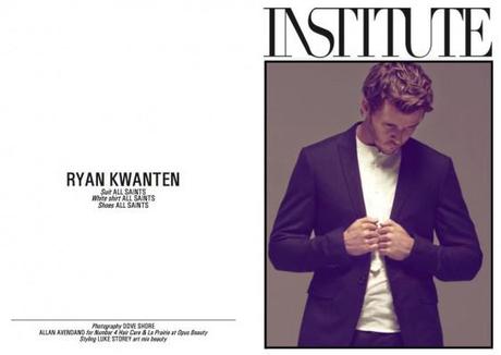 Ryan Kwanten Featured in Institute Magazine