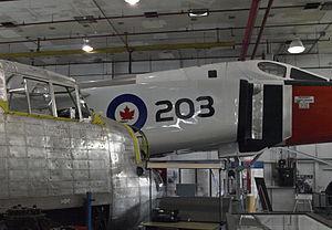 300px CanadianAirAndSpaceMuseum AvroLancasterAndAvroArrowReplica Feb2109 Canadian Aviation and Space Museum, no more...